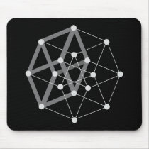 hypercube dark mousepad