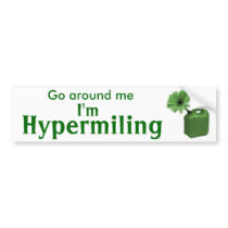 Hypermiling Bumper Sticker I