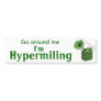 Hypermiling Bumper Sticker I