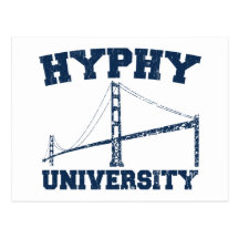 Hyphy University yay area Post Cards