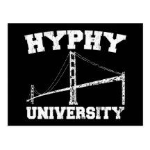 Hyphy University yay area Post Cards