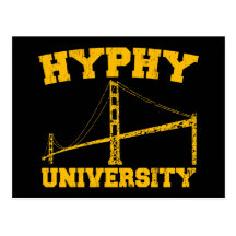 Hyphy University yay area Postcard