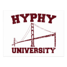 Hyphy University yay area Postcards