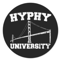 Hyphy University yay area Round Stickers