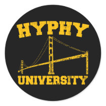 Hyphy University yay area Sticker