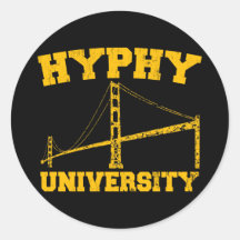 Hyphy University yay area Sticker