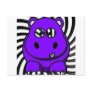 Hypno Hippo Purple Post Cards