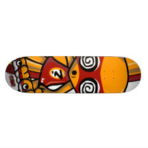 Hypno Mascot Custom Skateboard