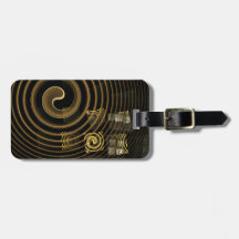 Hypnosis Abstract Art Address Tag For Luggage