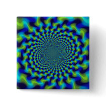 Hypnosis Fractal #2 Pinback Button