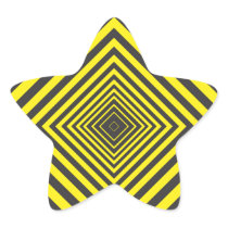 HYPNOTIC DIAMONDS STAR STICKER