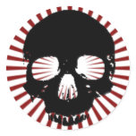 Hypnotic Round Stickers