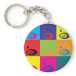 Hypnotism Pop Art Key Chains