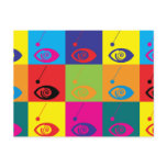 Hypnotism Pop Art Post Card