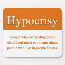 Hypocrisy Mousepad