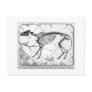 Hyracotherium venticolum art postcard