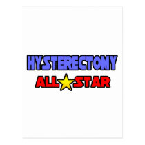 Hysterectomy All Star postcards