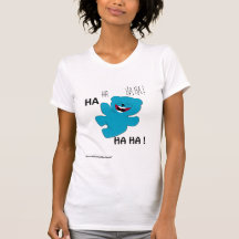 hysterical teddy bear fun character shirt