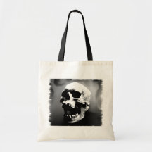 Hysteriskull Laughing Human Skull Tote Bags
