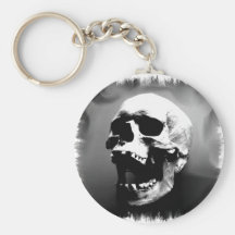 Hysteriskull riant le crâne humain porte-clés