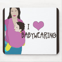 I <3 Babywearing Mousepad - Style E