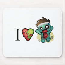 I <3 Cardio-Zombies Are Everywhere! Mouse Pad