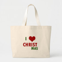 I <3 CHRISTmas Tote Bags