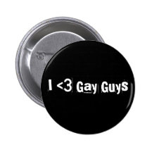 I <3 Gay Guys Buttons