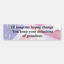 I <3 Hopey Change Bumper Stickers