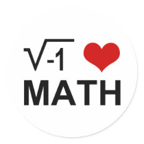 I <3 Math Stickers