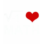 I <3 MATH t-shirts