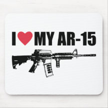 I <3 My AR-15 Mouse Pad