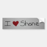 I <3 Shane Bumper Sticker