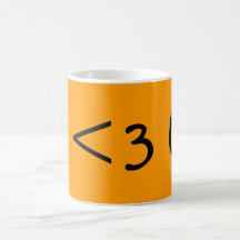 I <3 U COFFEE MUG