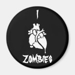 I <3 Zombies Magnet