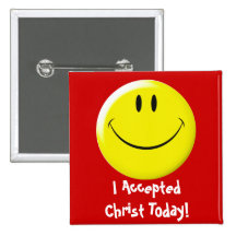 I Accepted Christ Today! Pins