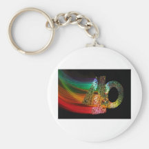 I am 40 keychain