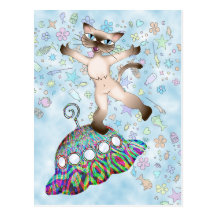 "I am a Cat" Postcard