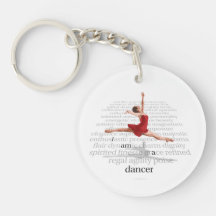 I Am A Dancer Acrylic Key Chain
