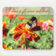I am a flower addict! mouse pads