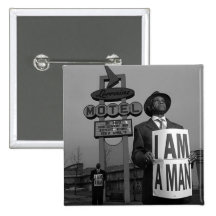 I Am A Man Pins