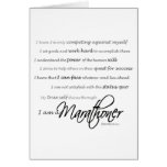 I Am a Marathoner - Best Of Luck Greeting Cards