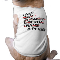 I AM A PERSON DOG TEE SHIRT