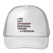 I AM A PERSON MESH HATS