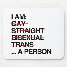 I AM A PERSON MOUSE PAD
