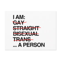 I AM A PERSON POSTCARDS