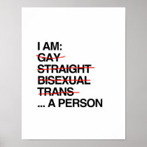 I AM A PERSON POSTER