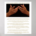 I Am A Social Worker, These Are My Hands-Poster posters