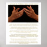 I Am A Social Worker, These Are My Hands-Poster