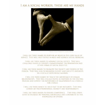 I Am A Social Worker, These Are My Hands ! Shirts by SocialWorkArt